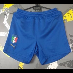 Puma Italy Italia Team Home Football Shorts 2005 - 2007